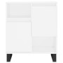 Aparador de madera contrachapada blanco 60x35x70 cm de vidaXL, Aparadores - Ref: Foro24-831196, Precio: 59,41 €, Descuento: %