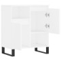 Aparador de madera contrachapada blanco 60x35x70 cm de vidaXL, Aparadores - Ref: Foro24-831196, Precio: 59,41 €, Descuento: %