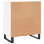 Aparador de madera contrachapada blanco 60x35x70 cm de vidaXL, Aparadores - Ref: Foro24-831196, Precio: 59,41 €, Descuento: %