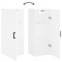 Armario de pared blanco 34,5x34x90 cm de vidaXL, Aparadores - Ref: Foro24-828852, Precio: 51,36 €, Descuento: %