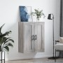 Armario de pared madera ingeniería gris Sonoma 69,5x34x90 cm de vidaXL, Aparadores - Ref: Foro24-830410, Precio: 54,32 €, Des...