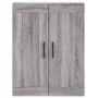Armario de pared madera ingeniería gris Sonoma 69,5x34x90 cm de vidaXL, Aparadores - Ref: Foro24-830410, Precio: 54,32 €, Des...