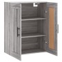 Armario de pared madera ingeniería gris Sonoma 69,5x34x90 cm de vidaXL, Aparadores - Ref: Foro24-830410, Precio: 54,32 €, Des...