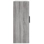Armario de pared madera ingeniería gris Sonoma 69,5x34x90 cm de vidaXL, Aparadores - Ref: Foro24-830410, Precio: 54,32 €, Des...