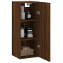 Armario de pared marrón roble 34,5x34x90 cm de vidaXL, Aparadores - Ref: Foro24-828875, Precio: 60,58 €, Descuento: %