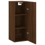 Armario de pared marrón roble 34,5x34x90 cm de vidaXL, Aparadores - Ref: Foro24-828875, Precio: 60,58 €, Descuento: %