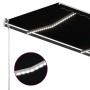 Toldo retráctil manual con LED gris antracita 400x300 cm en Toldos | Comprar online en Foru.es