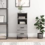 Aparador madera de ingeniería gris Sonoma 34,5x34x90 cm de vidaXL, Aparadores - Ref: Foro24-828682, Precio: 60,08 €, Descuent...