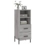 Aparador madera de ingeniería gris Sonoma 34,5x34x90 cm de vidaXL, Aparadores - Ref: Foro24-828682, Precio: 60,08 €, Descuent...
