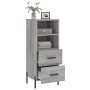 Aparador madera de ingeniería gris Sonoma 34,5x34x90 cm de vidaXL, Aparadores - Ref: Foro24-828682, Precio: 60,08 €, Descuent...