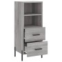 Aparador madera de ingeniería gris Sonoma 34,5x34x90 cm de vidaXL, Aparadores - Ref: Foro24-828682, Precio: 60,08 €, Descuent...