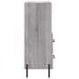 Aparador madera de ingeniería gris Sonoma 34,5x34x90 cm de vidaXL, Aparadores - Ref: Foro24-828682, Precio: 60,08 €, Descuent...
