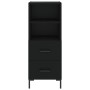 Aparador de madera contrachapada negro 34,5x34x90 cm de vidaXL, Aparadores - Ref: Foro24-828669, Precio: 69,48 €, Descuento: %