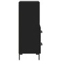 Aparador de madera contrachapada negro 34,5x34x90 cm de vidaXL, Aparadores - Ref: Foro24-828669, Precio: 69,48 €, Descuento: %
