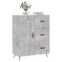 Aparador de madera de ingeniería gris hormigón 69,5x34x90 cm de vidaXL, Aparadores - Ref: Foro24-830232, Precio: 75,35 €, Des...