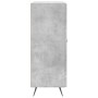 Aparador de madera de ingeniería gris hormigón 69,5x34x90 cm de vidaXL, Aparadores - Ref: Foro24-830232, Precio: 75,35 €, Des...