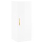 Armario de pared blanco brillante 34,5x34x90 cm de vidaXL, Aparadores - Ref: Foro24-828838, Precio: 50,78 €, Descuento: %