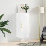 Armario de pared blanco brillante 34,5x34x90 cm de vidaXL, Aparadores - Ref: Foro24-828838, Precio: 50,78 €, Descuento: %
