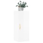 Armario de pared blanco brillante 34,5x34x90 cm de vidaXL, Aparadores - Ref: Foro24-828838, Precio: 50,78 €, Descuento: %