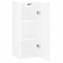 Armario de pared blanco brillante 34,5x34x90 cm de vidaXL, Aparadores - Ref: Foro24-828838, Precio: 50,78 €, Descuento: %