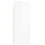 Armario de pared blanco brillante 34,5x34x90 cm de vidaXL, Aparadores - Ref: Foro24-828838, Precio: 50,78 €, Descuento: %