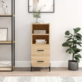 Sonoma oak plywood sideboard 34.5x34x90 cm by vidaXL, Sideboards - Ref: Foro24-828679, Price: 57,92 €, Discount: %