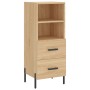 Aparador madera contrachapada color roble Sonoma 34,5x34x90 cm de vidaXL, Aparadores - Ref: Foro24-828679, Precio: 58,36 €, D...