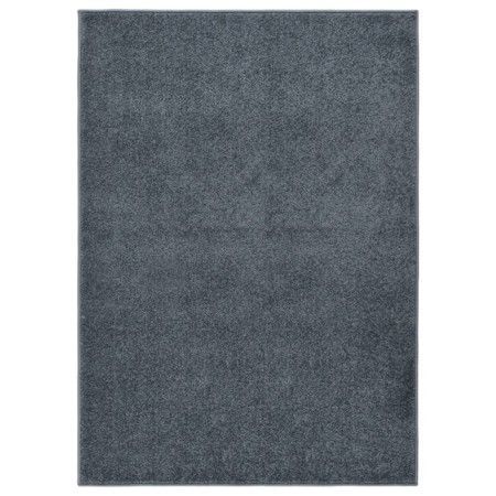 Alfombra de pelo corto gris antracita 140x200 cm de vidaXL, Alfombras - Ref: Foro24-340308, Precio: 63,78 €, Descuento: %