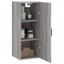 Armario de pared gris Sonoma 34,5x34x90 cm de vidaXL, Aparadores - Ref: Foro24-828858, Precio: 47,36 €, Descuento: %