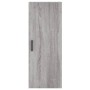 Armario de pared gris Sonoma 34,5x34x90 cm de vidaXL, Aparadores - Ref: Foro24-828858, Precio: 47,36 €, Descuento: %