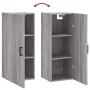 Armario de pared gris Sonoma 34,5x34x90 cm de vidaXL, Aparadores - Ref: Foro24-828858, Precio: 47,36 €, Descuento: %