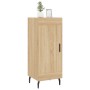 Aparador madera contrachapada color roble Sonoma 34,5x34x90 cm de vidaXL, Aparadores - Ref: Foro24-830463, Precio: 65,35 €, D...