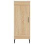 Aparador madera contrachapada color roble Sonoma 34,5x34x90 cm de vidaXL, Aparadores - Ref: Foro24-830463, Precio: 65,35 €, D...