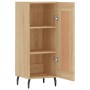 Aparador madera contrachapada color roble Sonoma 34,5x34x90 cm de vidaXL, Aparadores - Ref: Foro24-830463, Precio: 65,35 €, D...