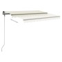 Toldo de pie automático crema 400x300 cm en Toldos | Comprar online en Foru.es