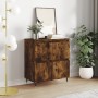 Aparador madera contrachapada color roble ahumado 60x35x70 cm de vidaXL, Aparadores - Ref: Foro24-831209, Precio: 66,11 €, De...
