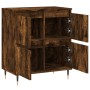 Aparador madera contrachapada color roble ahumado 60x35x70 cm de vidaXL, Aparadores - Ref: Foro24-831209, Precio: 66,11 €, De...