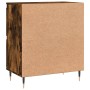 Aparador madera contrachapada color roble ahumado 60x35x70 cm de vidaXL, Aparadores - Ref: Foro24-831209, Precio: 66,11 €, De...