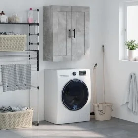 Armario de pared madera ingeniería gris hormigón 69,5x34x90 cm de vidaXL, Aparadores - Ref: Foro24-830408, Precio: 52,57 €, D...