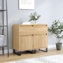 Aparadores 2 uds madera de ingeniería roble Sonoma 40x35x70 cm de vidaXL, Aparadores - Ref: Foro24-831171, Precio: 82,91 €, D...