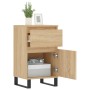 Aparadores 2 uds madera de ingeniería roble Sonoma 40x35x70 cm de vidaXL, Aparadores - Ref: Foro24-831171, Precio: 82,91 €, D...