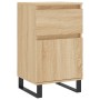 Aparadores 2 uds madera de ingeniería roble Sonoma 40x35x70 cm de vidaXL, Aparadores - Ref: Foro24-831171, Precio: 82,91 €, D...