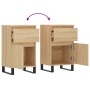 Aparadores 2 uds madera de ingeniería roble Sonoma 40x35x70 cm de vidaXL, Aparadores - Ref: Foro24-831171, Precio: 82,91 €, D...