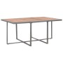 Set de comedor de jardín 11 pzas ratán sintético y madera gris en Conjuntos de jardín | Comprar online en Foru.es
