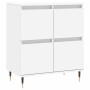 Aparador de madera contrachapada blanco 60x35x70 cm de vidaXL, Aparadores - Ref: Foro24-831204, Precio: 70,07 €, Descuento: %