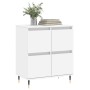Aparador de madera contrachapada blanco 60x35x70 cm de vidaXL, Aparadores - Ref: Foro24-831204, Precio: 70,07 €, Descuento: %