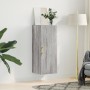 Armario de pared gris Sonoma 34,5x34x90 cm de vidaXL, Aparadores - Ref: Foro24-828850, Precio: 47,84 €, Descuento: %
