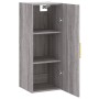 Armario de pared gris Sonoma 34,5x34x90 cm de vidaXL, Aparadores - Ref: Foro24-828850, Precio: 47,84 €, Descuento: %