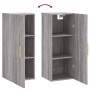 Armario de pared gris Sonoma 34,5x34x90 cm de vidaXL, Aparadores - Ref: Foro24-828850, Precio: 47,84 €, Descuento: %