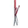 Sillas de playa plegables 2 unidades tela rojo de vidaXL, Sillas de jardín - Ref: Foro24-47904, Precio: 112,54 €, Descuento: %